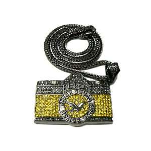 Gucci Mane Waka Brick Squad Camera Pendant Chain Black/Yellow