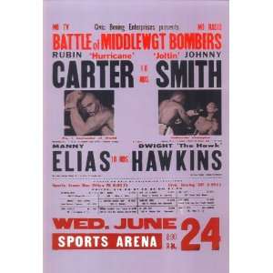    Boxing 1964 Rubin Hurricane Carter Poster