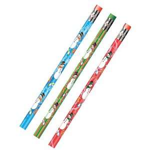  15 Pack J.R. MOON PENCIL CO. DECORATED PENCILS HOLIDAY 