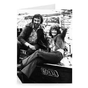 Janet Suzman and Richard Johnson   Greeting Card (Pack of 2)   7x5 