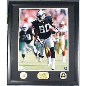 Jerry Rice Autographed And Framed 16 X 20 Raiders