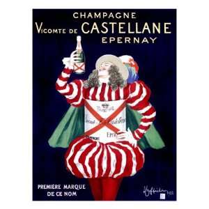  Champagne Vicomte de Castellane Epernay Giclee Poster 