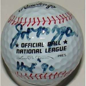 Joe Morgan SIGNED Baseball Golf Ball PSA