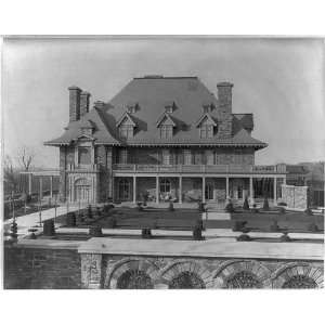  House,John D Rockefeller,c1909,formal garden