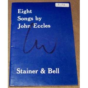  Eight Songs By John Eccles John Eccles, Michael 