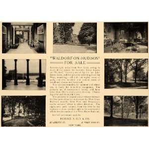  1906 Ad Waldorf Estate John Jacob Astor Horace S. Ely 
