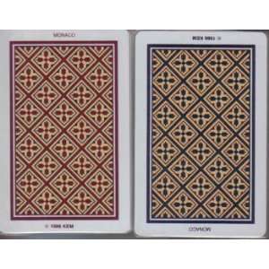  KEM Plastic Playing Cards   Monaco Design   Standard Deck 