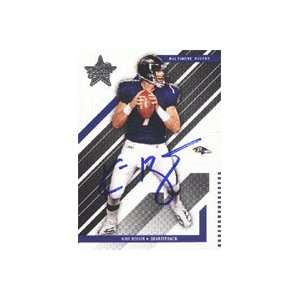 Kyle Boller, Baltimore Ravens, 2004 Leaf Rookies and Stars Autographed 