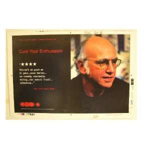   Trade Ad Artist Proof Larry David HBO Poster Like
