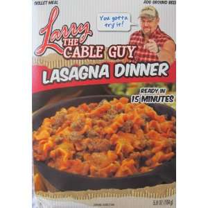 Larry the Cable Guy Lasagna Dinnerready in 15 Minutes5.8 Oz. Box 