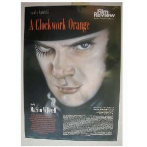   Clockwork Orange Poster Malcolm Mcdowell Clock Work 