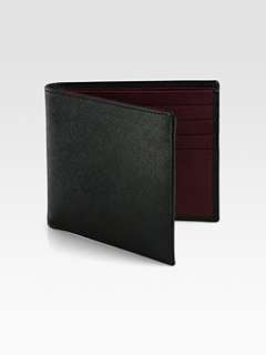 Prada   Saffiano Bi color Leather Wallet