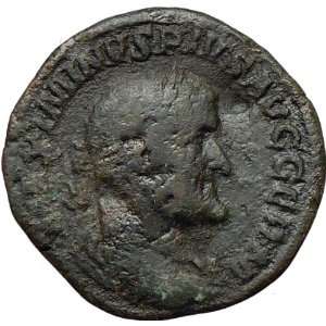  MAXIMINUS I Sestertius 236AD Huge Ancient Roman Coin FIDES 