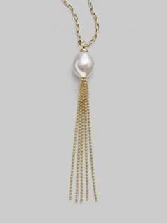 Majorica   16MM White Baroque Pearl Necklace