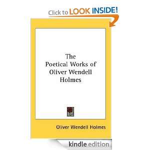 Works of Oliver Wendell Holmes, The V11 & V12 Oliver Wendell Holmes 