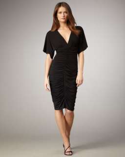 Neck Ruched Dress  