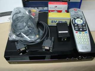SonicView SV 360 Elite PVR 2 Tuners Satellite Receiver iHUB DONGLE 