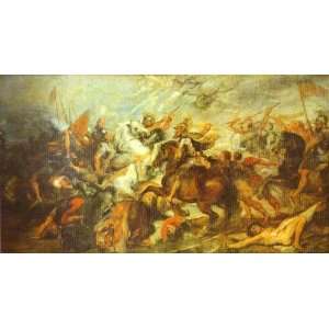   Peter Paul Rubens   24 x 14 inches   Henry IV at the Battle of Ivry