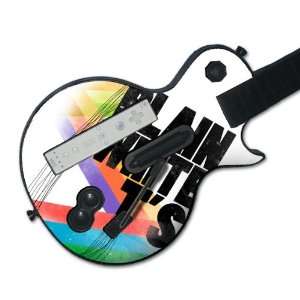   Guitar Hero Les Paul  Wii  Plain White T s  Rainbow Skin Video Games