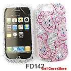   Crystal Hard Case Cover For Motorola i1 Diamond Four Feet on White