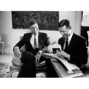  John Kennedy and Robert McNamara in NYC Prior to Kennedys 