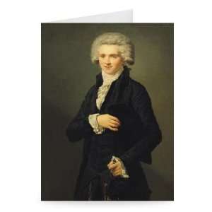  Maximilien de Robespierre (1758 94) 1791   Greeting Card 