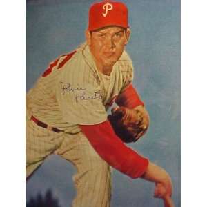 Robin Roberts Philadelphia Phillies Autographed 11 x 14 Professionally 
