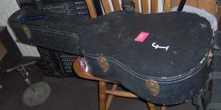 YAMAHA FG 335SB Acoustic GUITAR & hard case USED refinished ? easy 