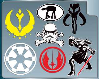 Star Wars Stickers Mixed Lot of 5 vinyl decals Vader  