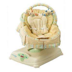FISHER PRICE SOOTHING MOTIONS GLIDER Yellow design  