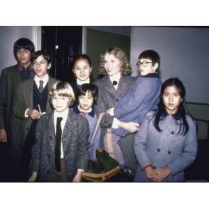  Actress Mia Farrow and Children, Including Daughter Soon 