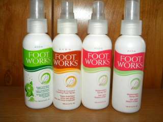 One Avon Foot Works Foot Soak or Spray Choose the Fragrance or Type 
