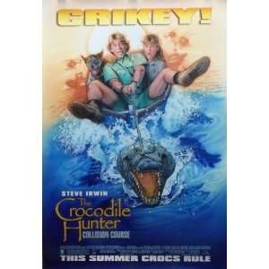 Steve Irwin Crocodile Hunter 27x40 original Movie Poster 2002 Drew 