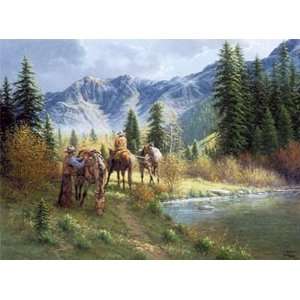 Jack Terry   Saddled in the Shadows Canvas Giclee