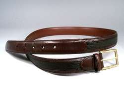 JOHNSTON MURPHY Mens 2 Tnd Kipskin Leather Belt 38 $70 CMP Nice 