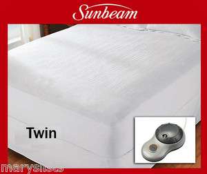 NEW Twin Sunbeam Heated Mattress Pad  