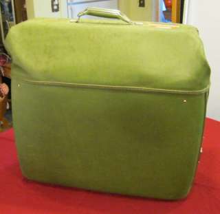 Vintage American Tourister Garment Bag Luggage Green  