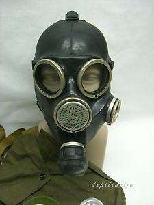 Black rubber gas mask GP 7 size 3 LARGE  