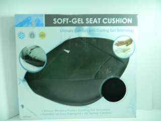 Soft Gel cooling one side and memory other Seat Cushion for Bingo or 