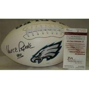  Vince Papale Signed Football   JSA Invincible Sports 