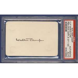  Walter Camp Autographed/Signed PSA/DNA