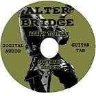 ALTER BRIDGE Guitar Tab Lesson Software CD 25 Songs