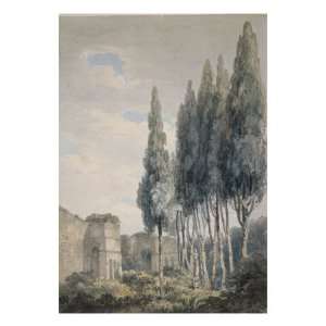   Ludovisi Gardens, Rome Giclee Poster Print by William Turner, 18x24
