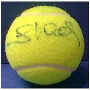  Yannick Noah Autographed Tennis Ball