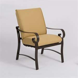    43 24A SLF Belden Cushion Arm Outdoor Dining Chair