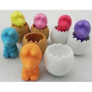 Dino Eggs Eraser 6 Pcs