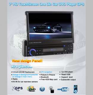   In Dash Touch screen Car DVD Player Auto Radio Stereo GPS NAV System