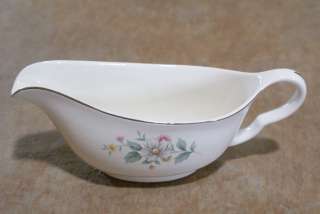   Hall Quality Dinnerware Springtime Gravy Boat Dining Dish Dishes Plate