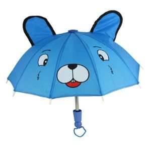   Ribs Cartoon Dog Pattern Mini Blue Umbrella Toy
