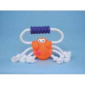  Dog Toy Rubber   Penn plax vinylon crab rope pull Kitchen 